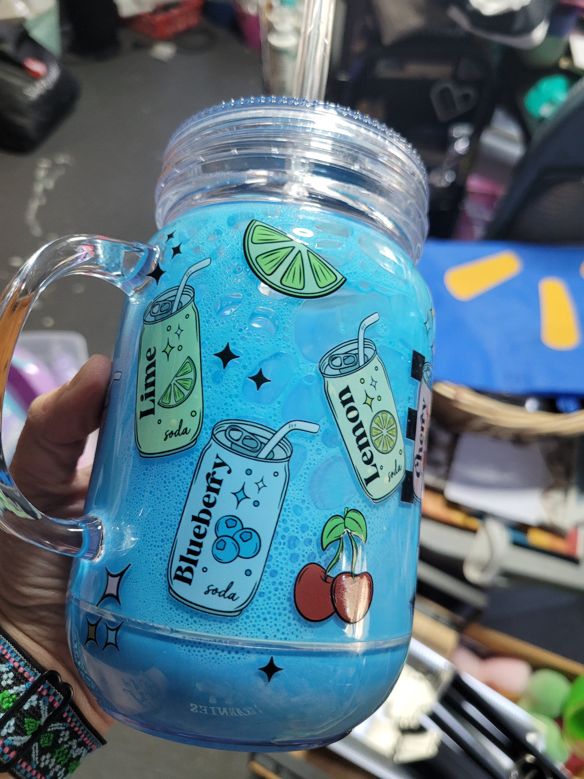 Snowglobe Mason Jar