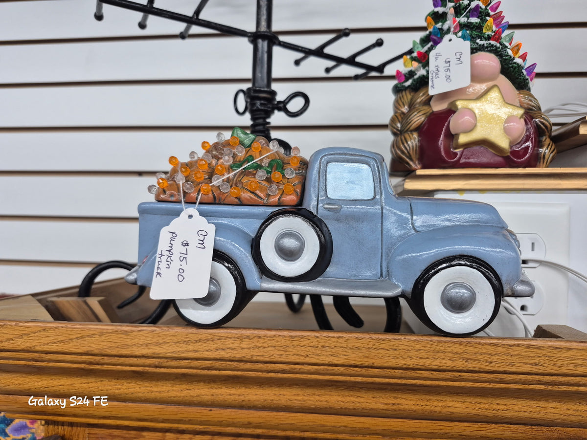 Light Up Pumpkin truck