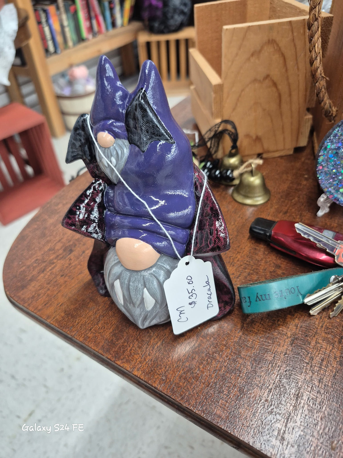 Ceramic Dracula Gnome