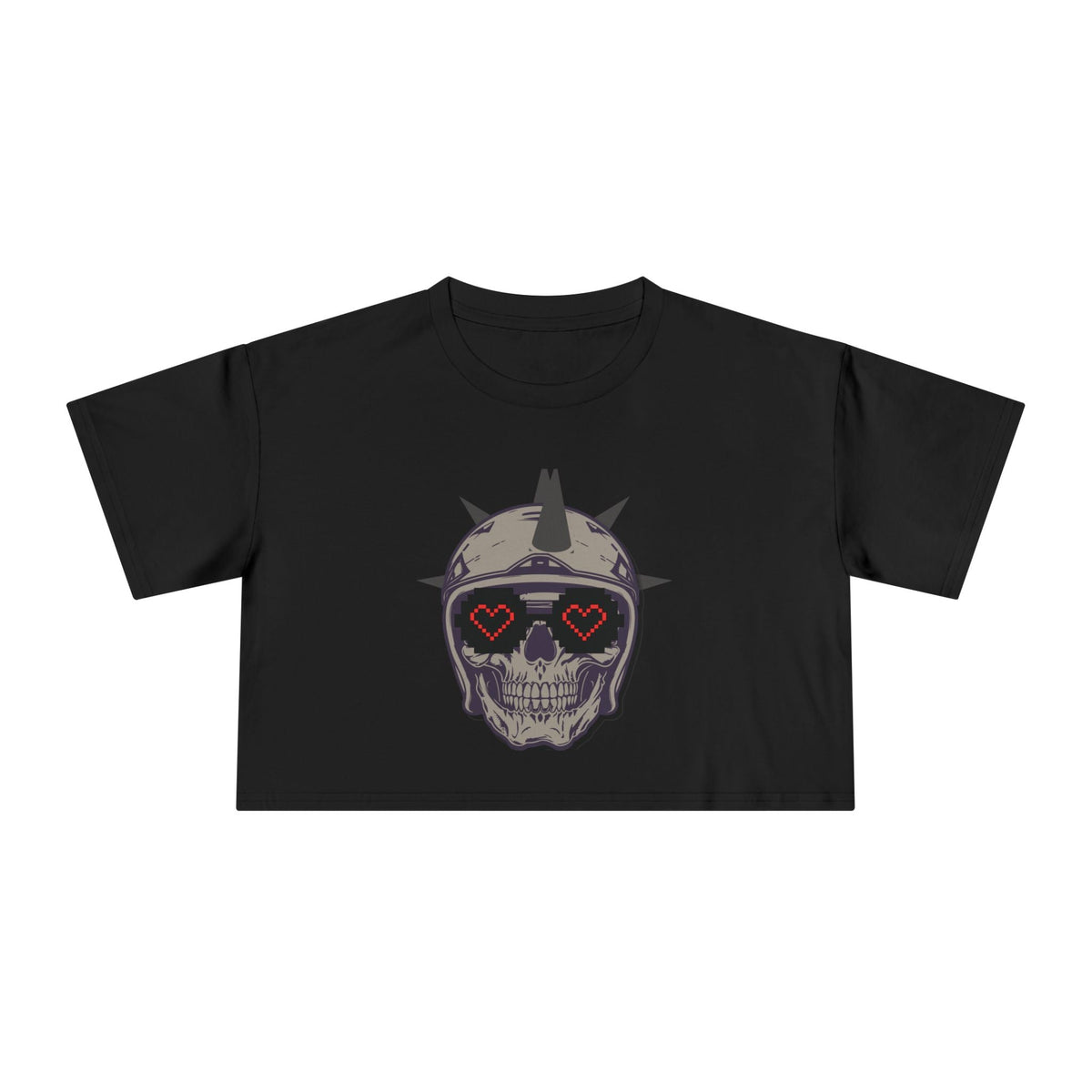 Punk Skull Crop Tee