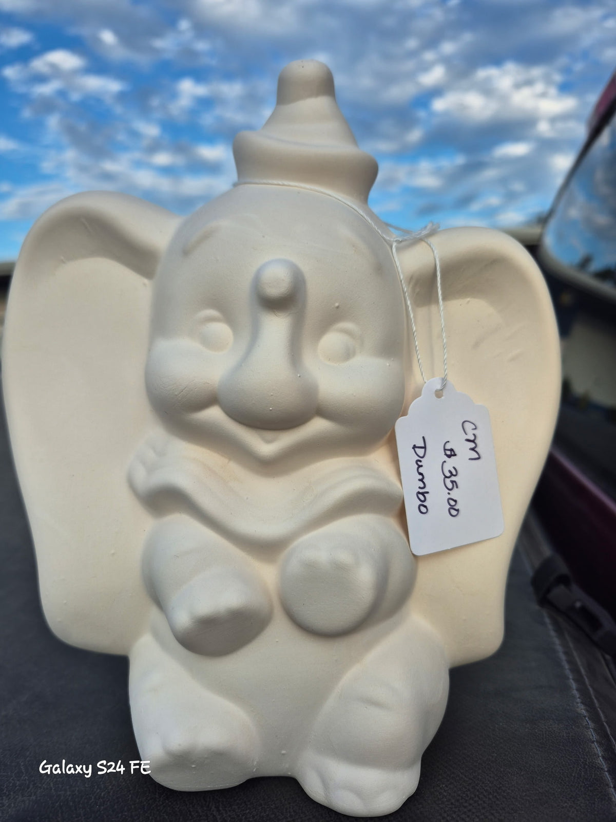 Ceramic bisque Dumbo