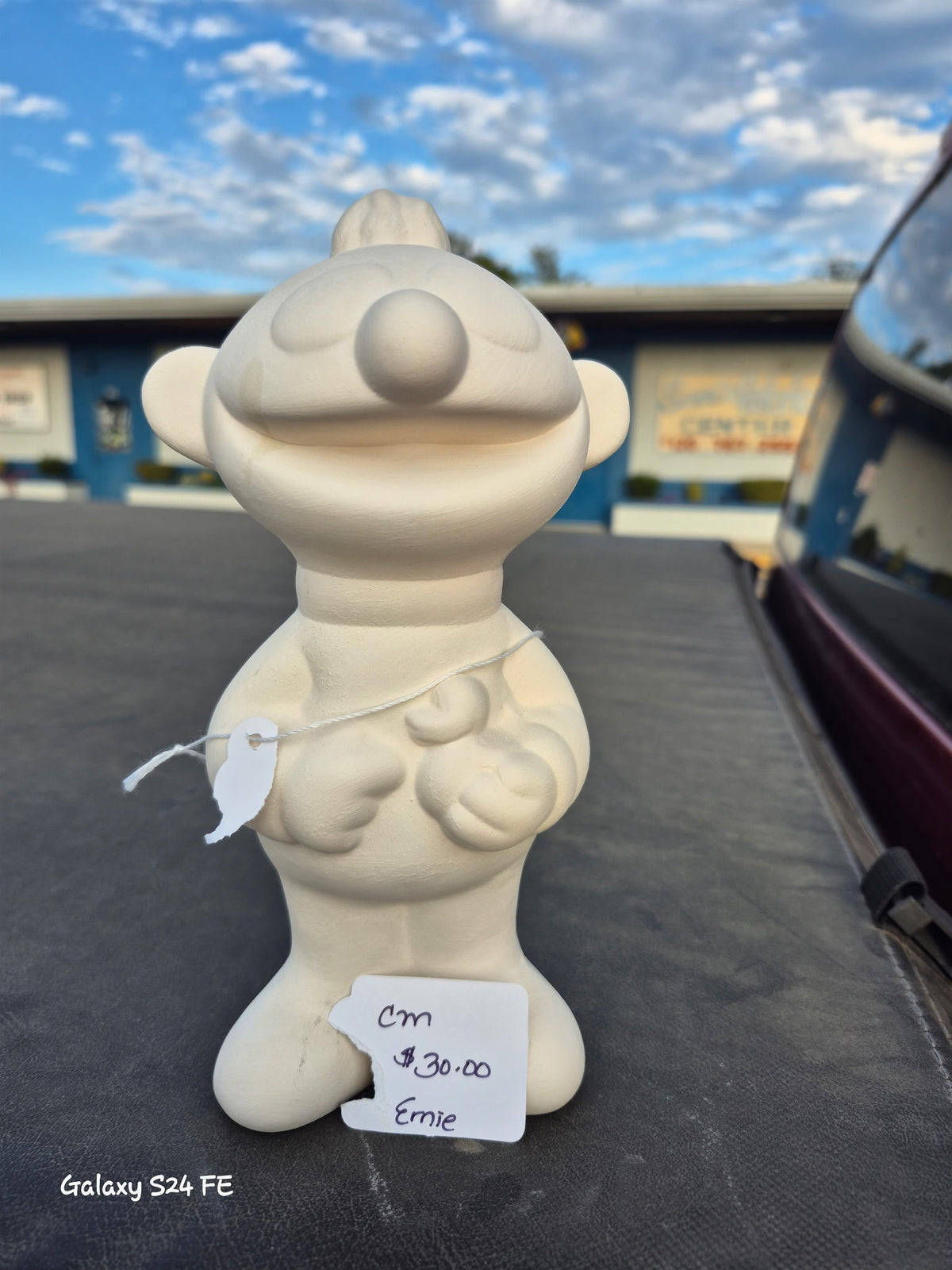 Ceramic bisque Ernie