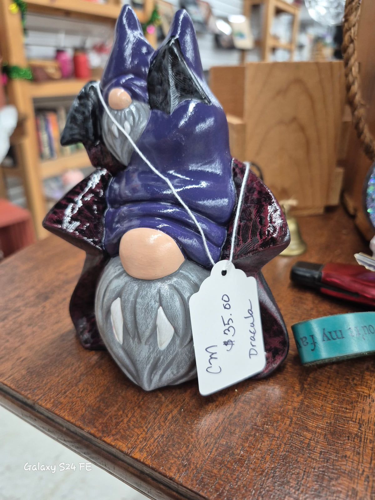 Ceramic Dracula Gnome