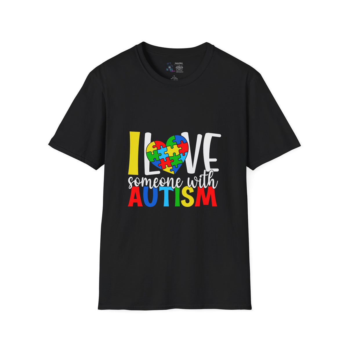 Autism Love T-Shirt / Black / 3X