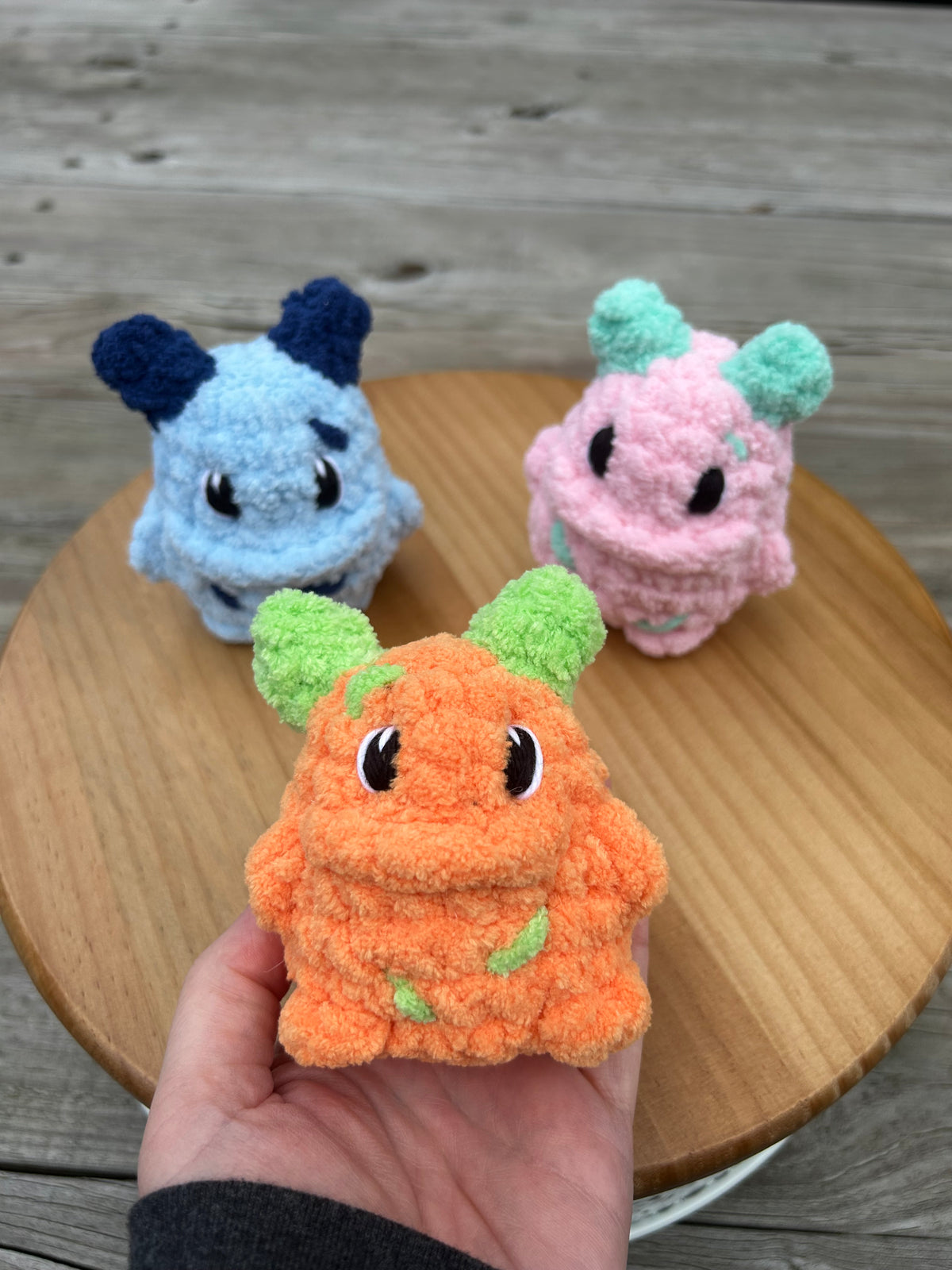 Monsters with chubby horns