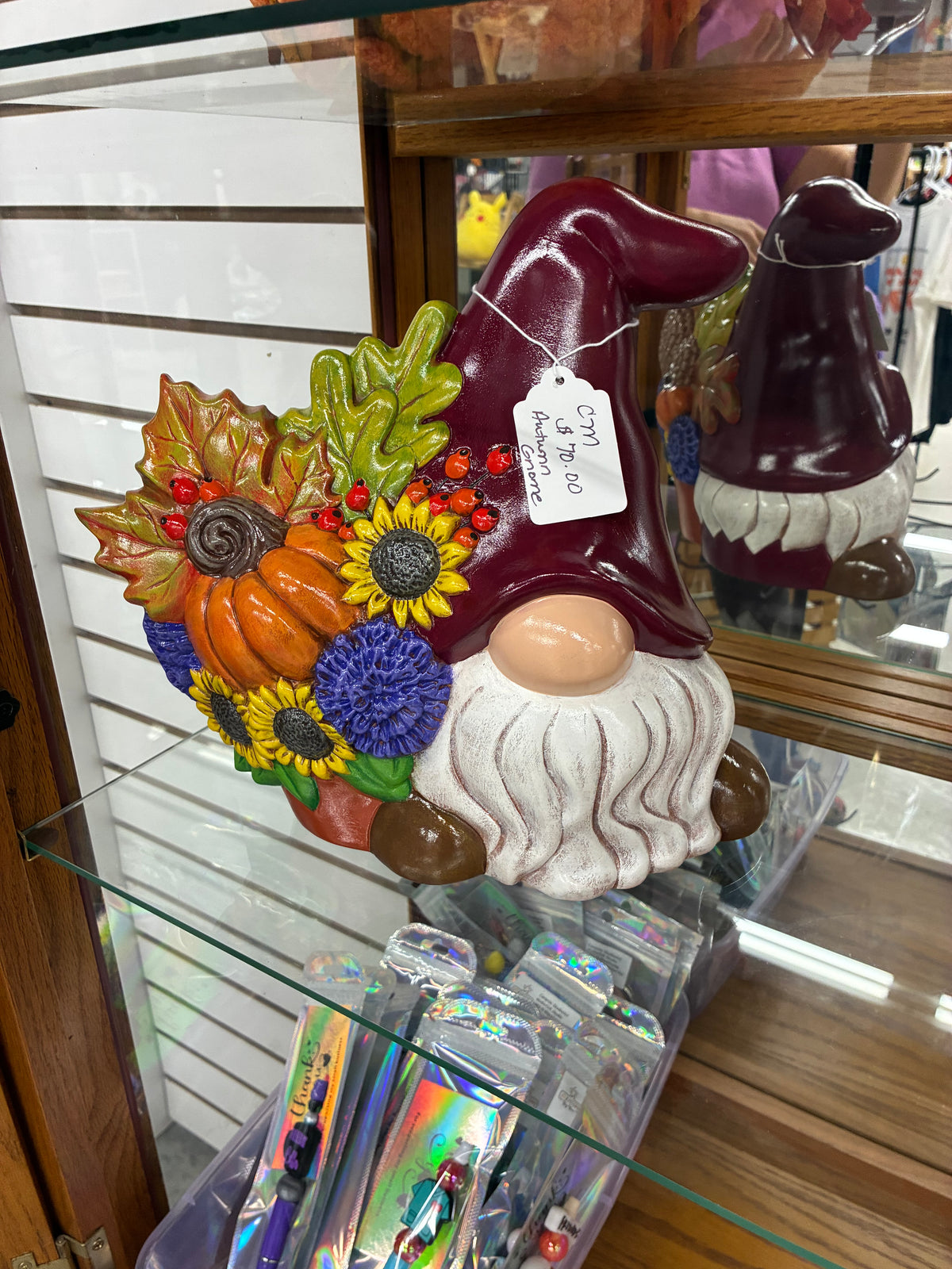 Ceramic Fall Gnome