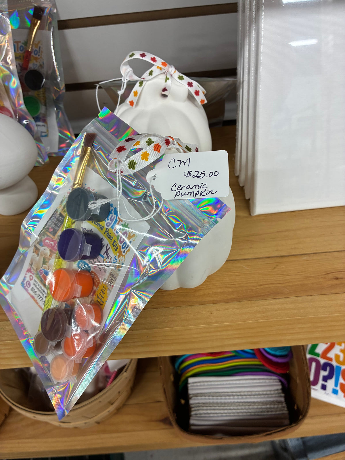 Ceramic pumpkin kit