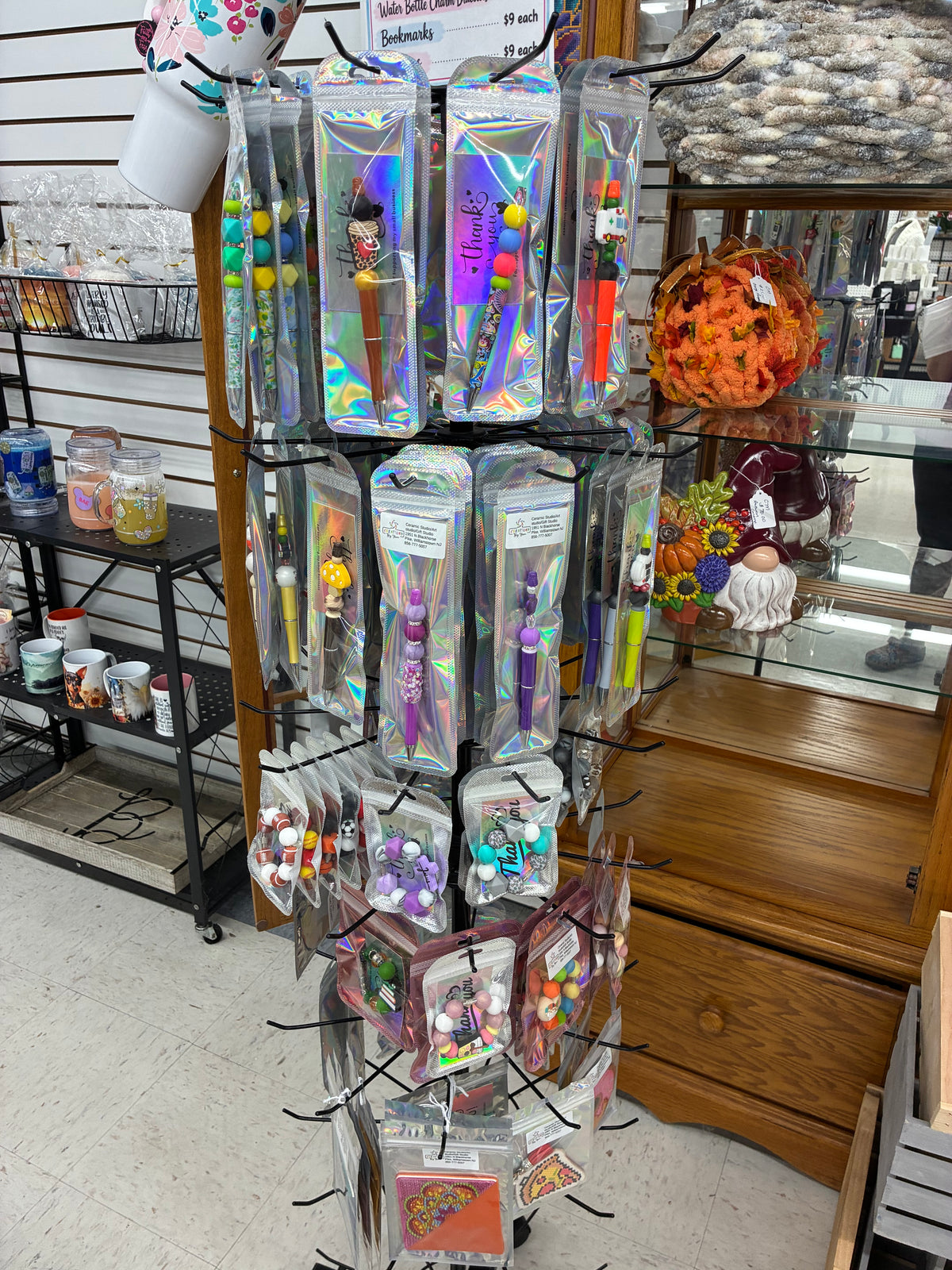 Beaded pens
