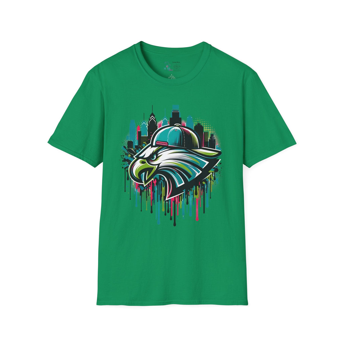 Eagles Drip T-Shirt / Green / 2X - The Avenue Maker Marketplace