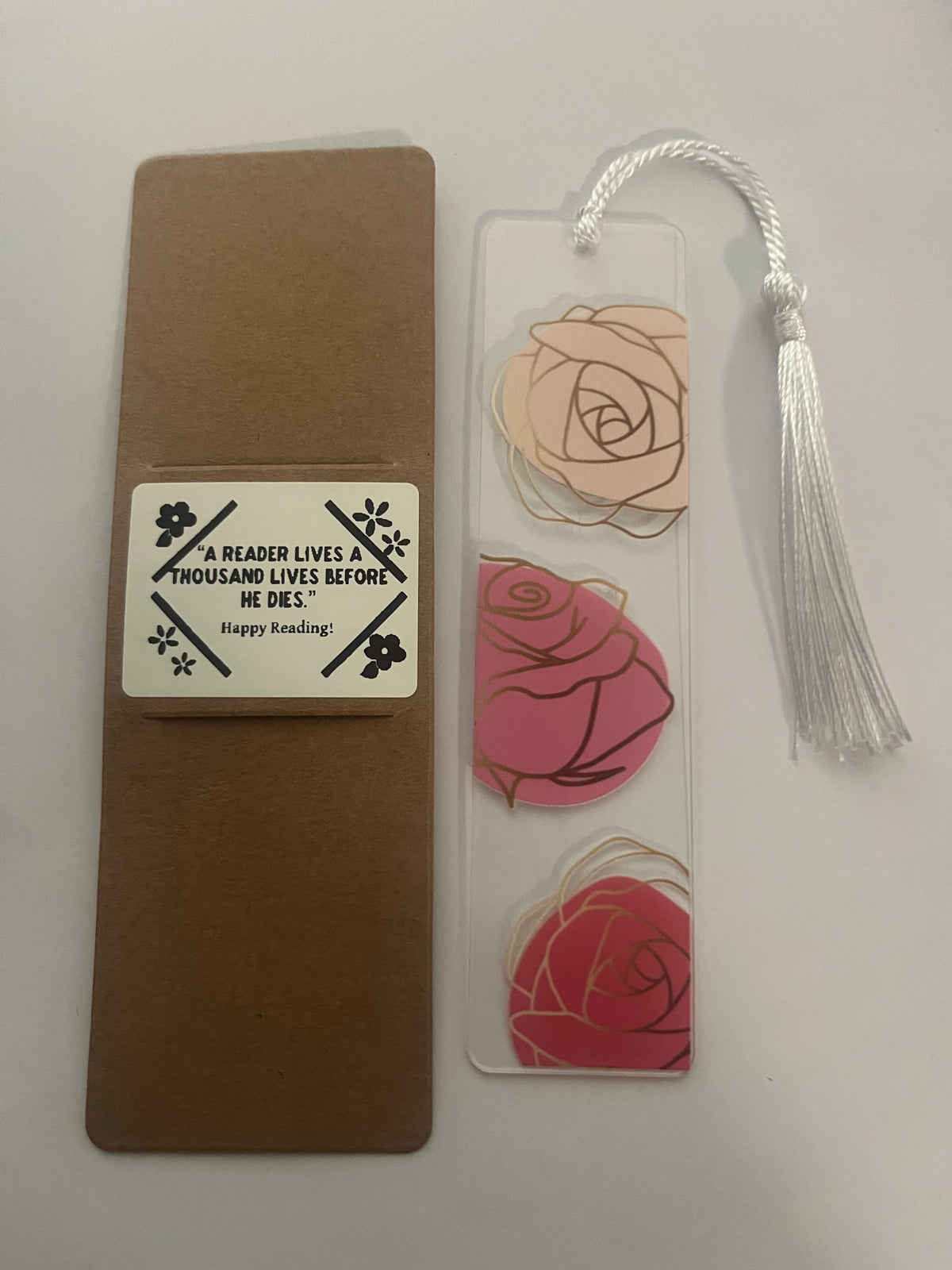 Floral Bookmark - The Avenue Maker Marketplace
