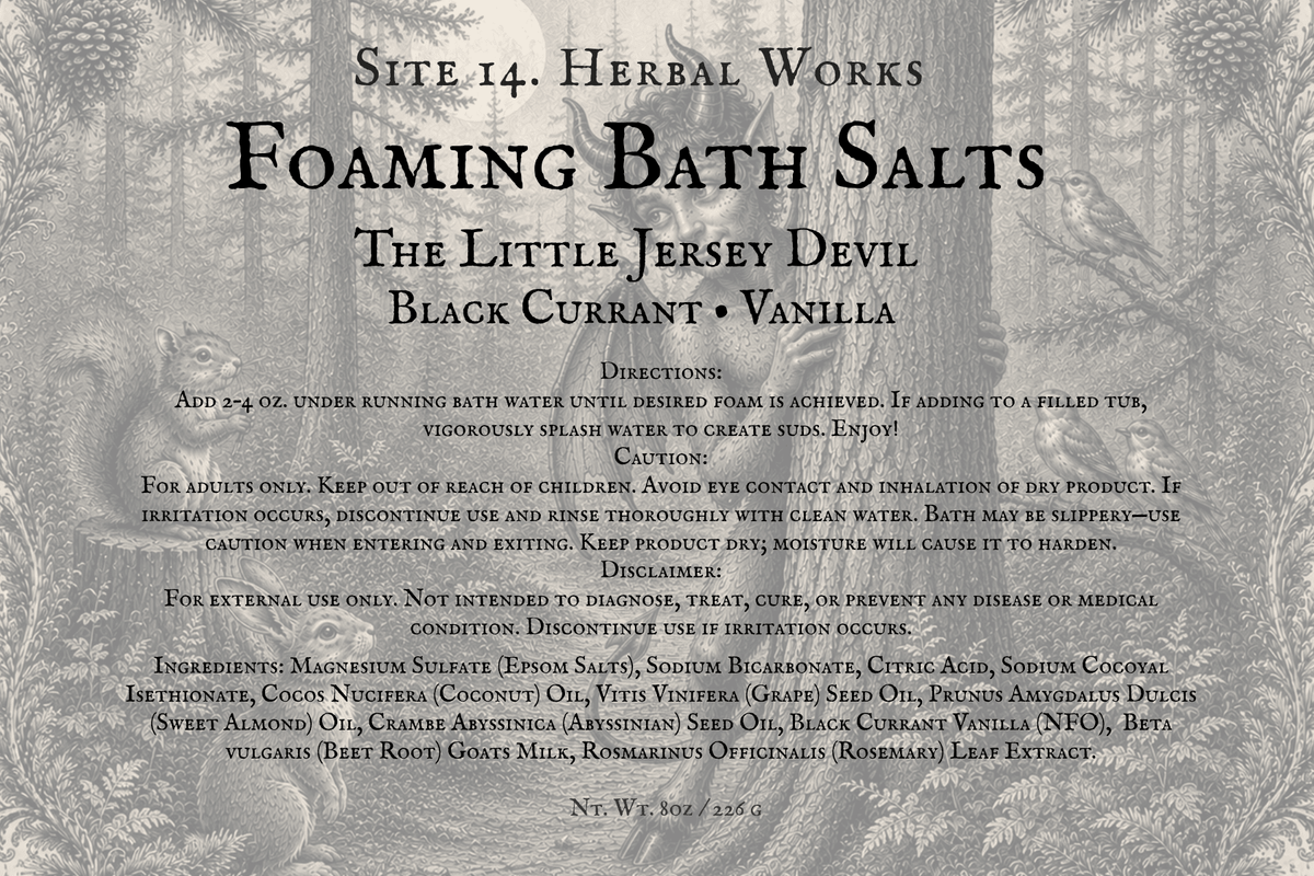 Foaming Bath Salts ~ Site 14 Herbal Works - The Avenue Maker Marketplace