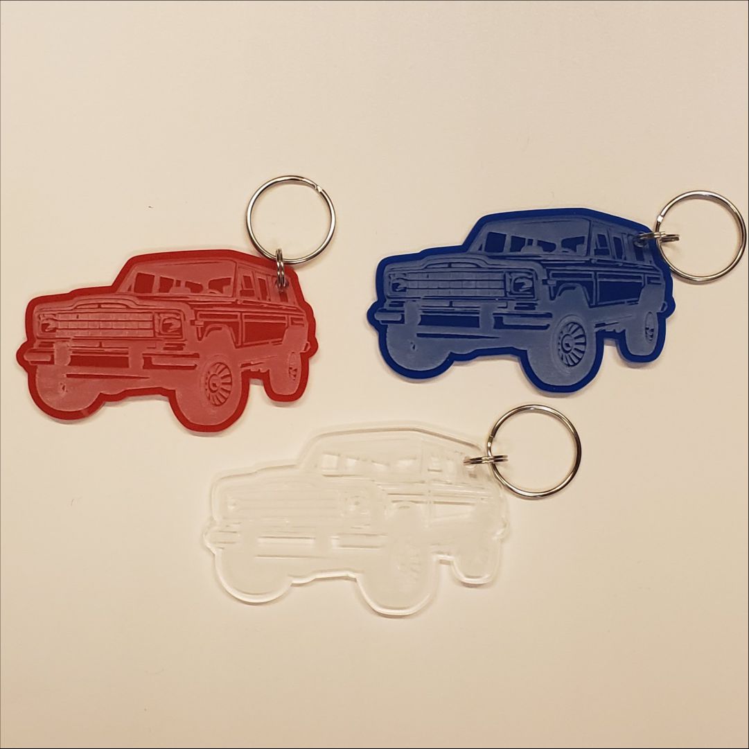 Jeep Grand Wagoneer Acrylic Keychain
